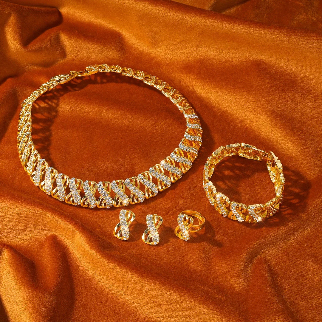 Celeste Crystal Chain Set