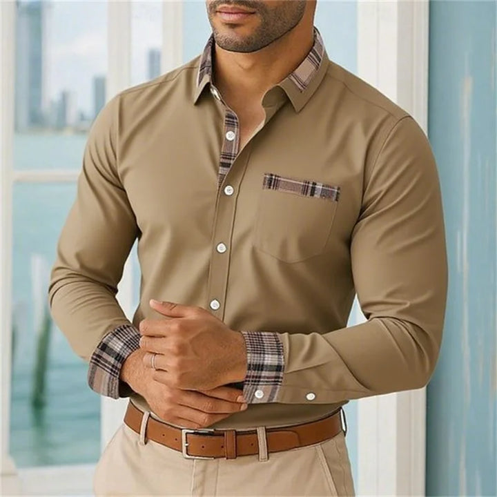 Bastian Plaid Accent Shirt