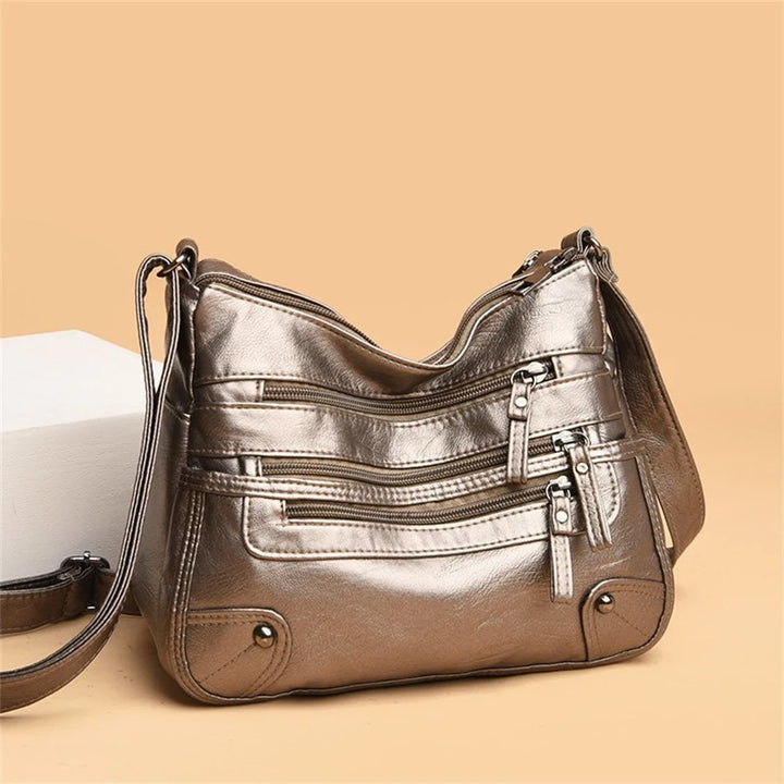 Carmela Multi-Pocket Shoulder Bag