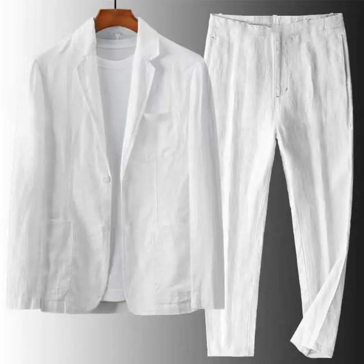 Nicholas Linen Blazer Set