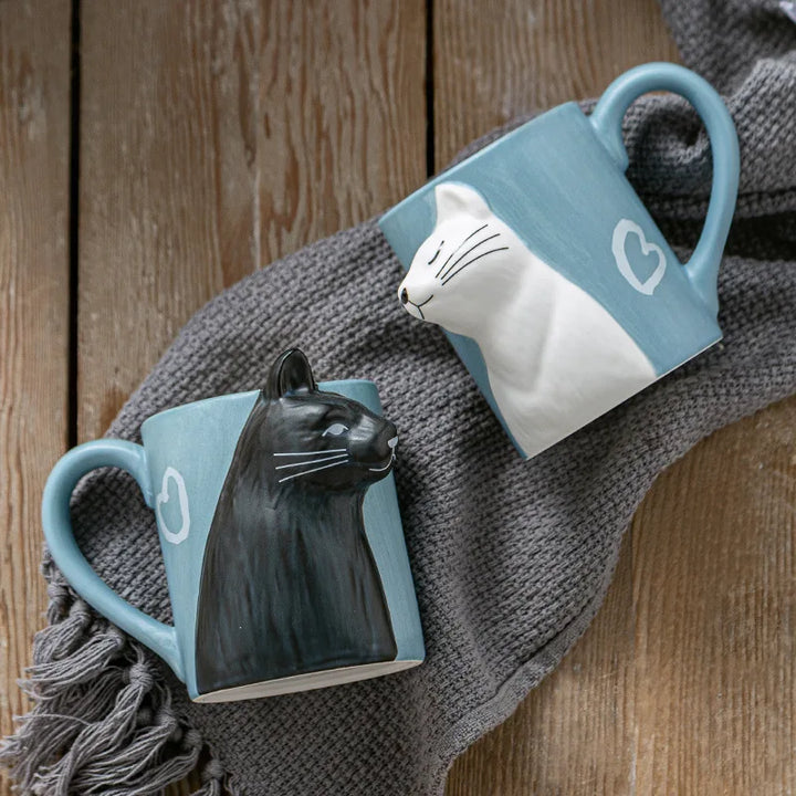 Luna & Eclipse Cat Cups