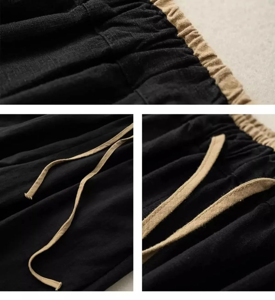 Mireya Drawstring Linen Pants