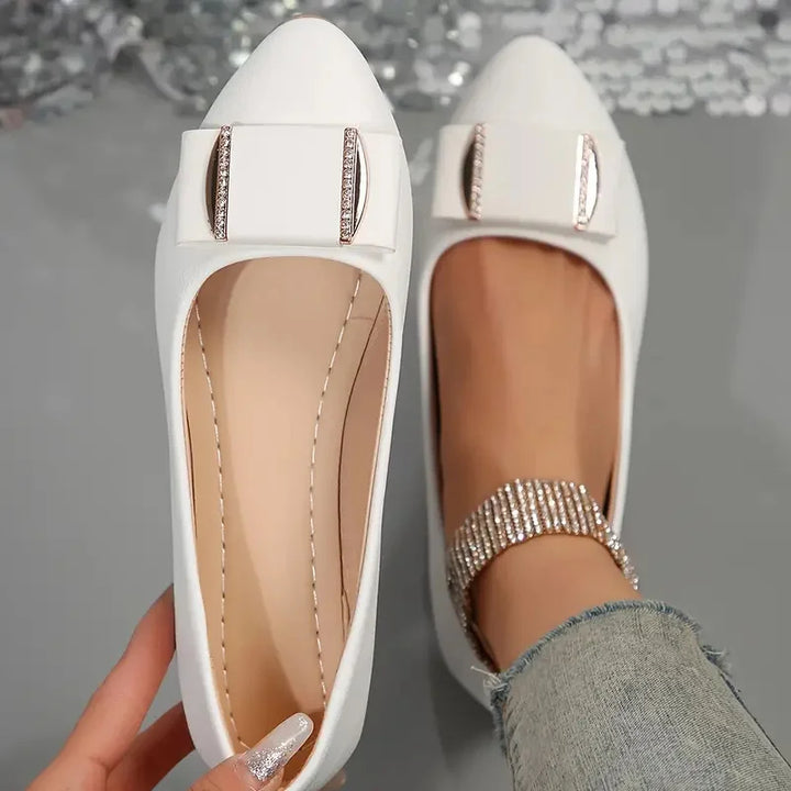 Sofia Bow Flat Sandals