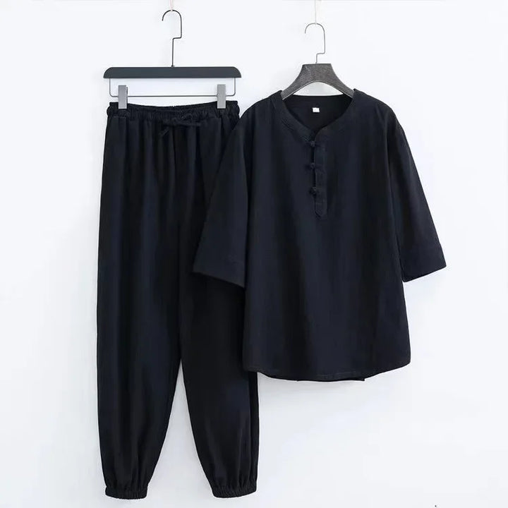 Reese Linen Shirt Pant Set