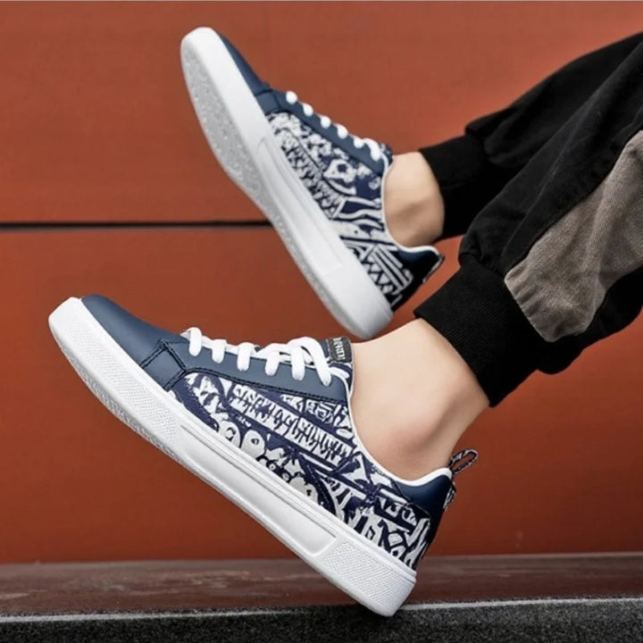 Renoir Patch Canvas Sneakers