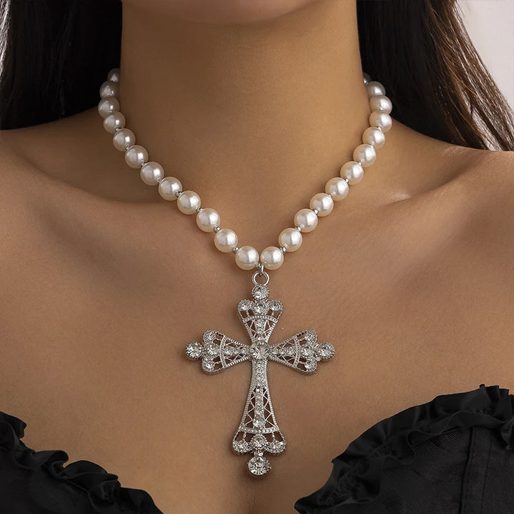 Lourdes Pearl Cross