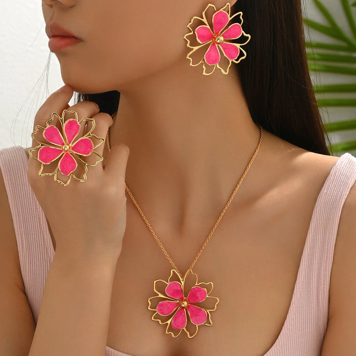 Priya Dahlia Jewelry Set
