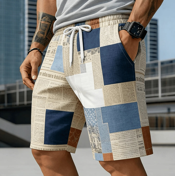 Bennett Patchwork Shorts