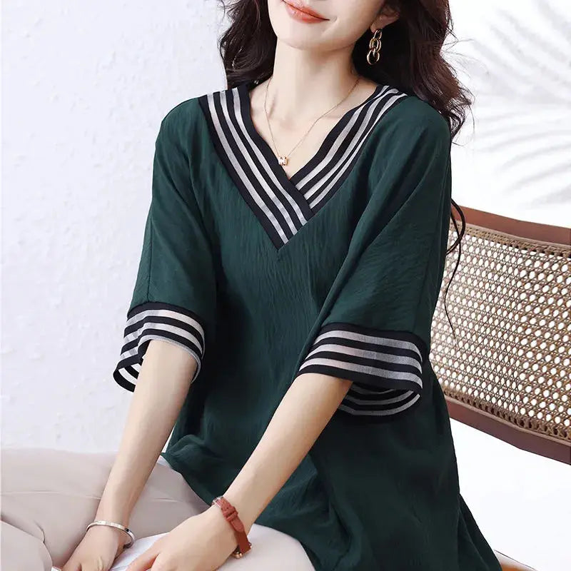 Narelle Italian Striped Top