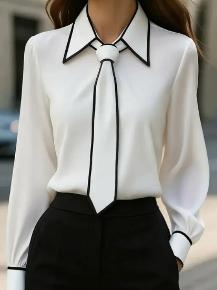 Livia Collar Halter Blouse