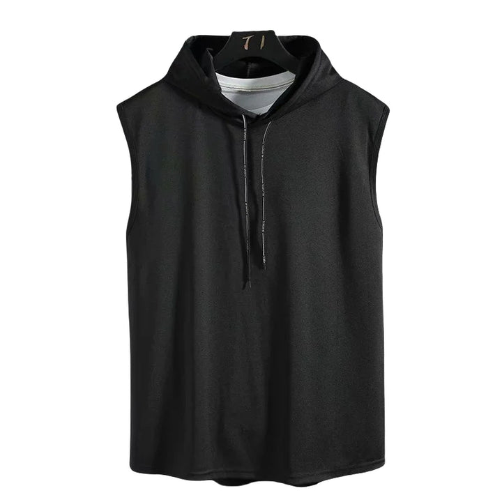 Nolan Cotton Tanktop Hoodie