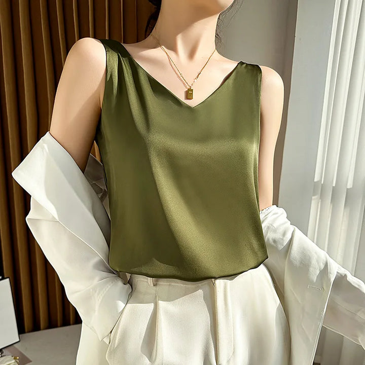 Elva Summer Satin Tank