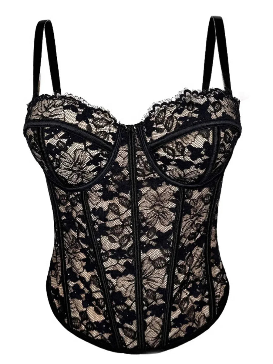 Bianca Lace Bustier Top