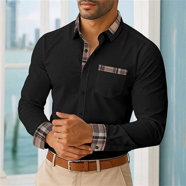 Bastian Plaid Accent Shirt
