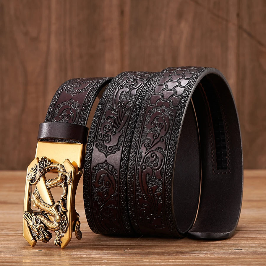 Weston Dragon Buckle Belt