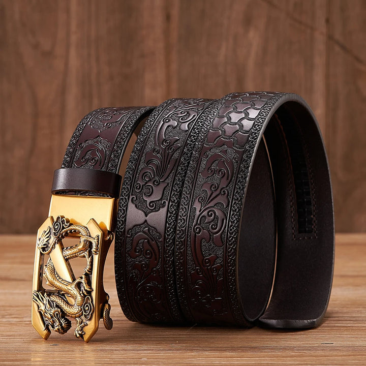 Weston Dragon Buckle Belt