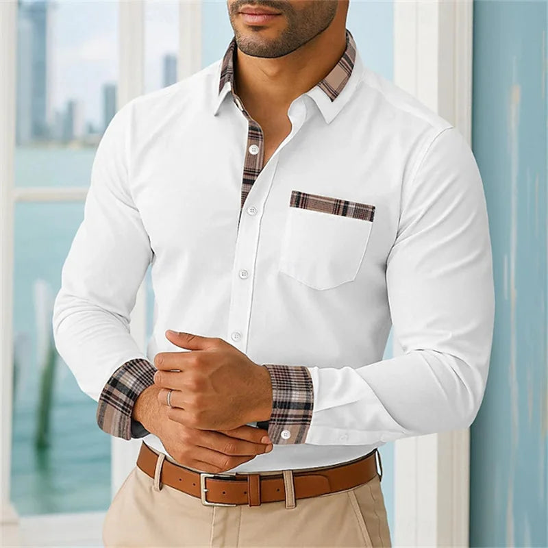 Bastian Plaid Accent Shirt