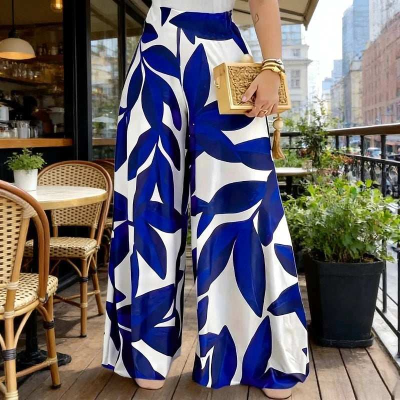Tessa Elegant Wide Trousers