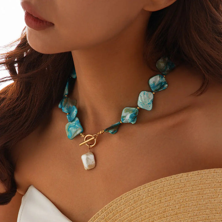 Mirella Tidal Drop Necklace