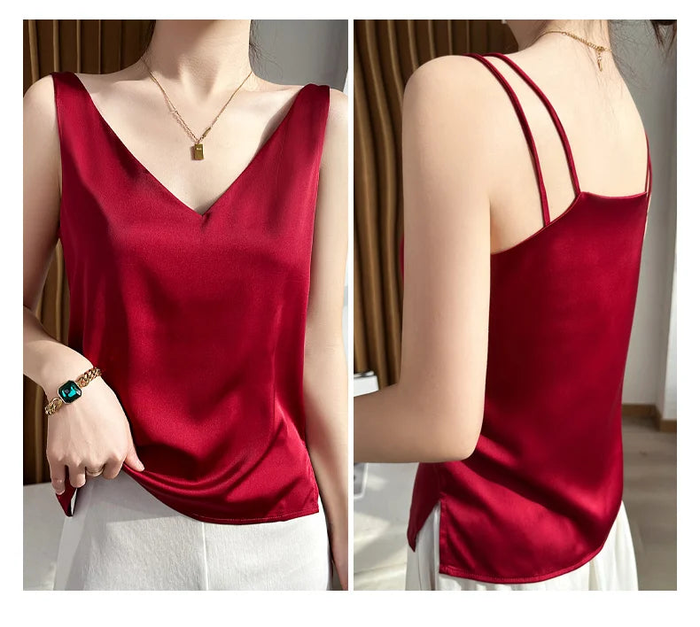 Elva Summer Satin Tank