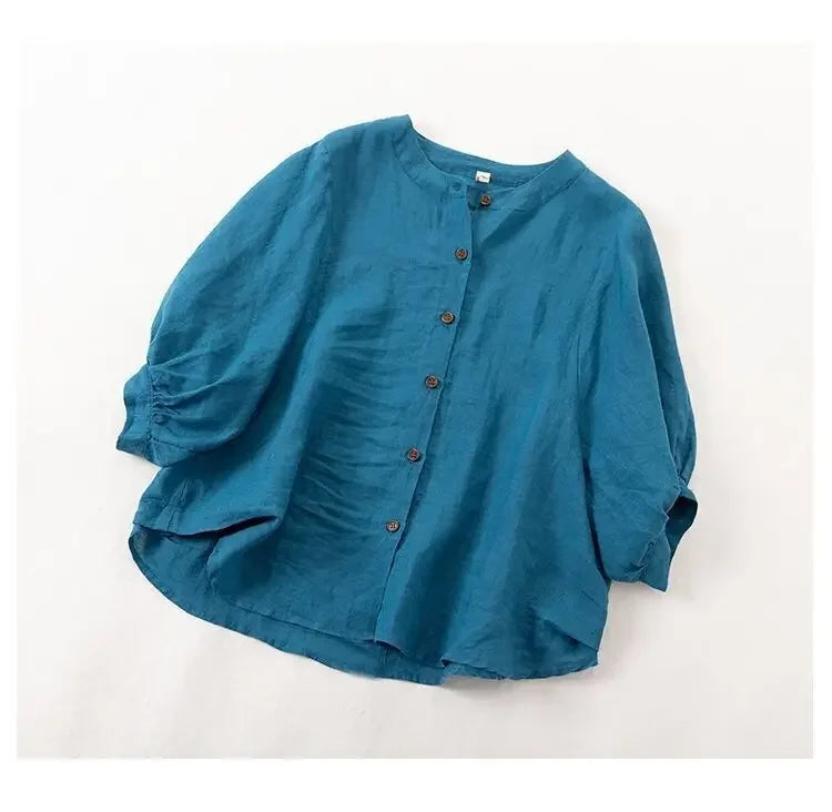 Melia Linen Blouse