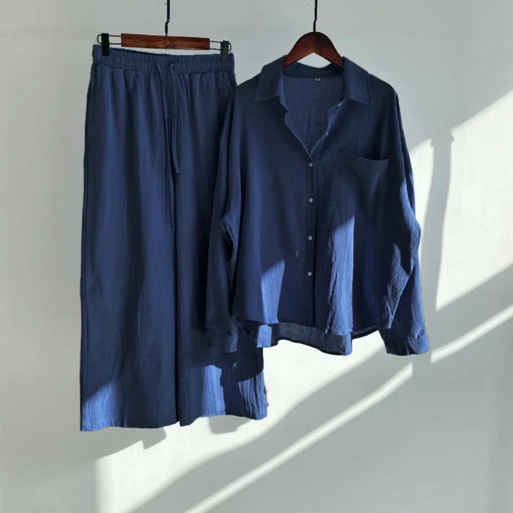 Zarelle linen Dress Set