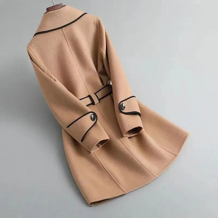 Sabine Belted Wrap Coat