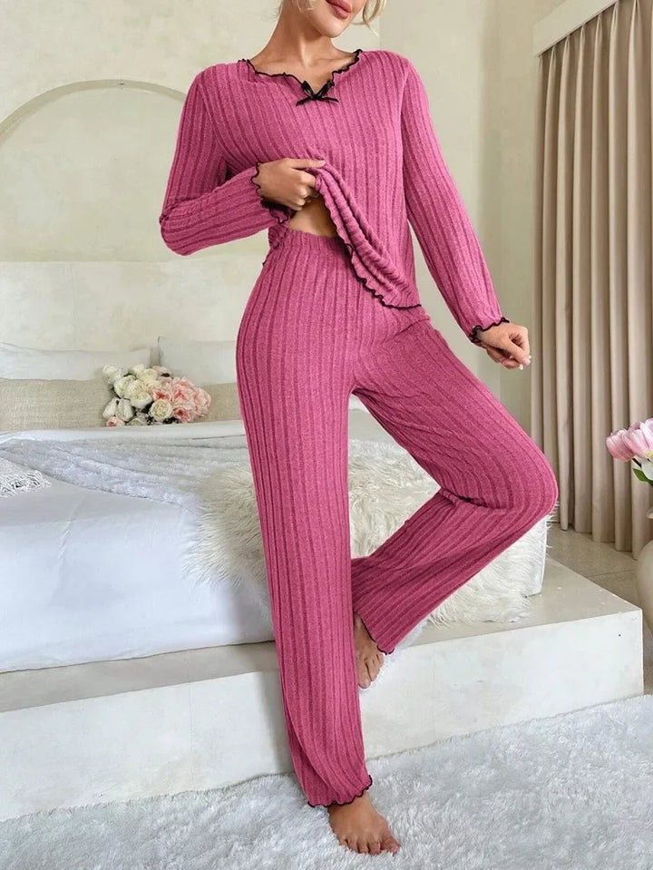 Elara Soft Knit Pajamas