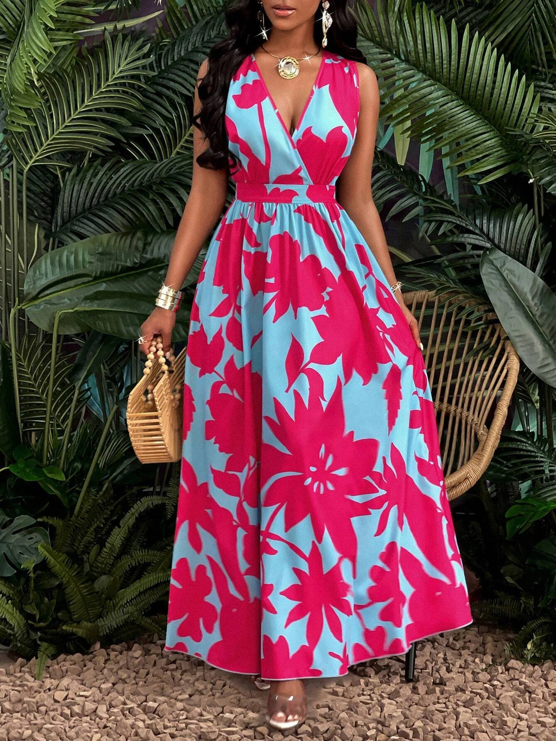 Valeria Airy Midi Dress