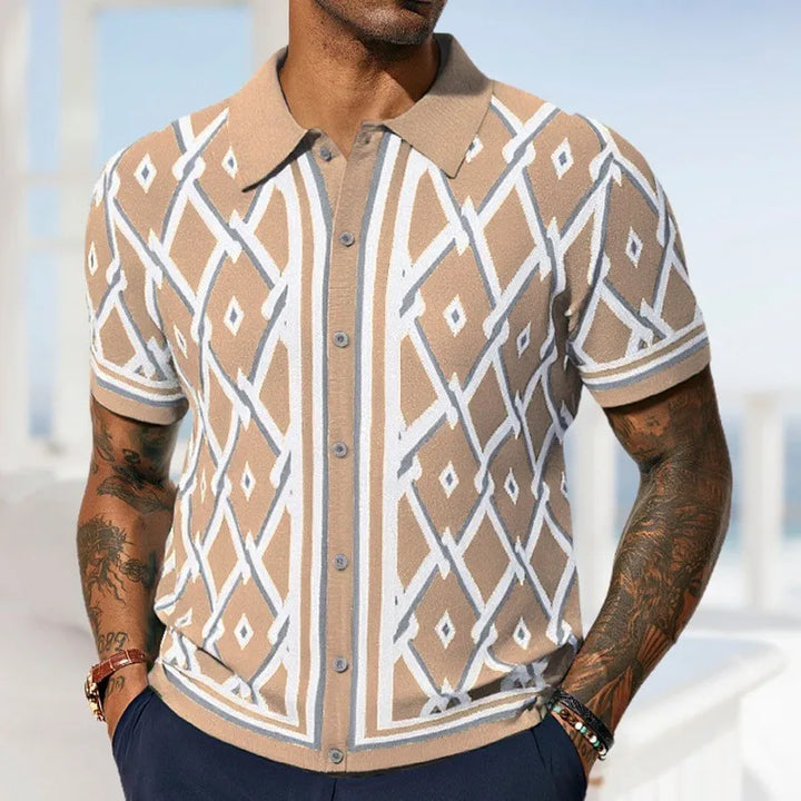 Dante RetroGrid Polo Shirt