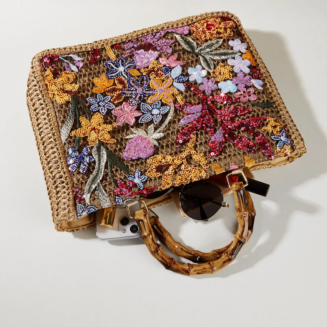 Alora Embroidered Tote Bag
