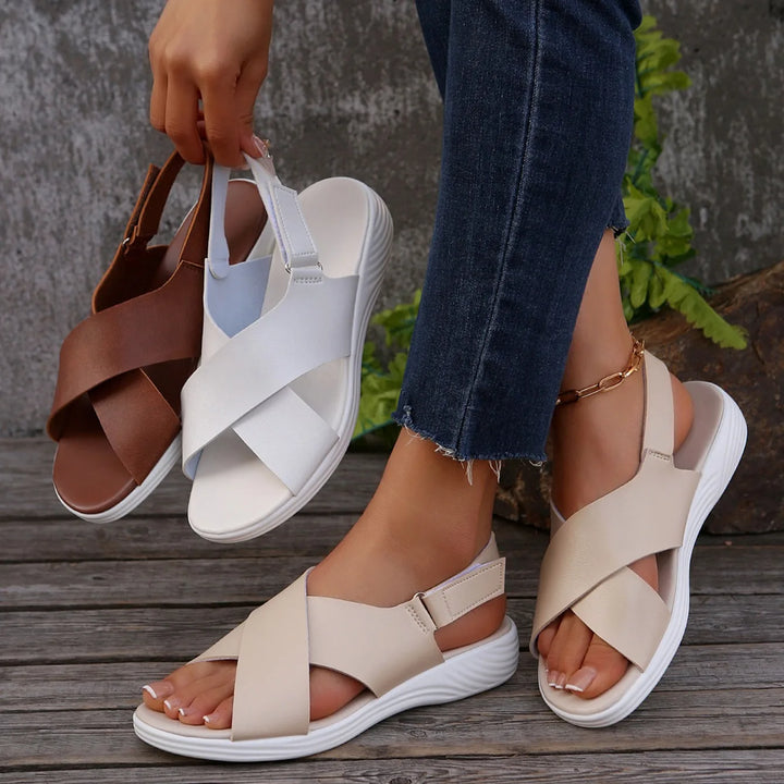 Sienna Cross Comfort Sandals
