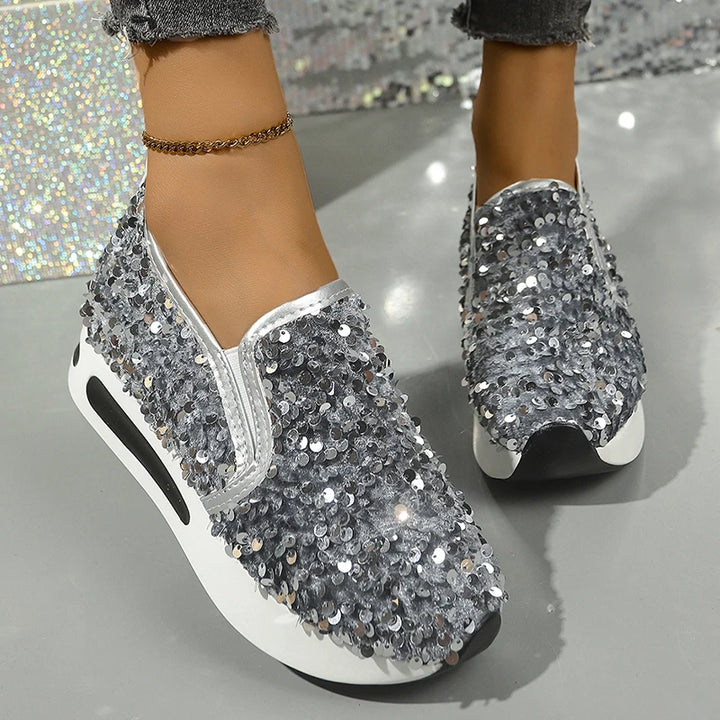 Alina Glitter Step Sneakers