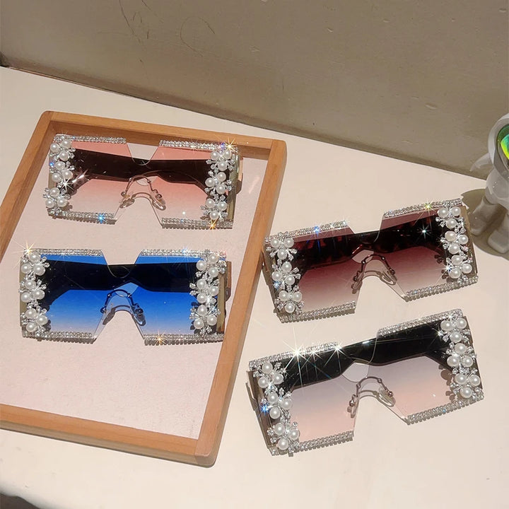 Noemi Pearl Rim Sunglasses