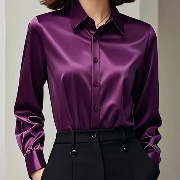 Elvire Satin Blouse