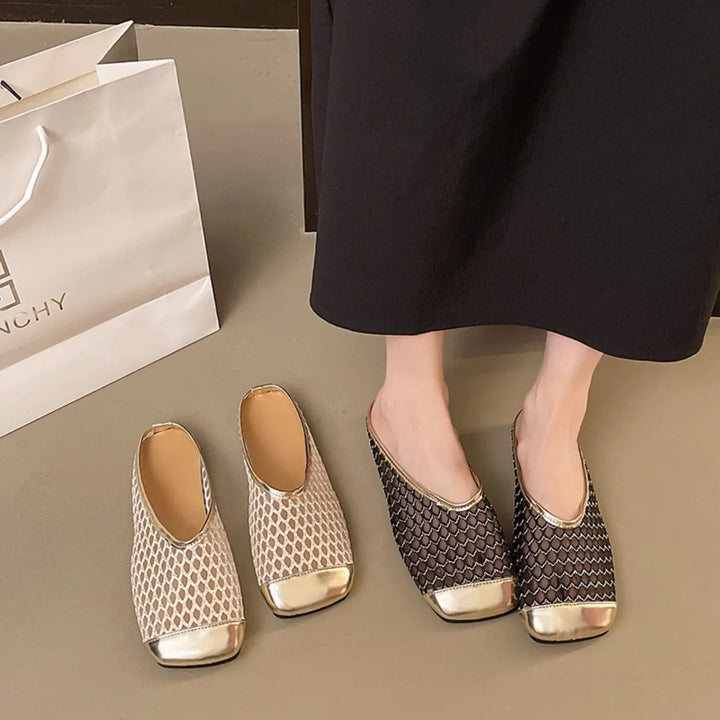 Lenia Netté Slip-on Sandals