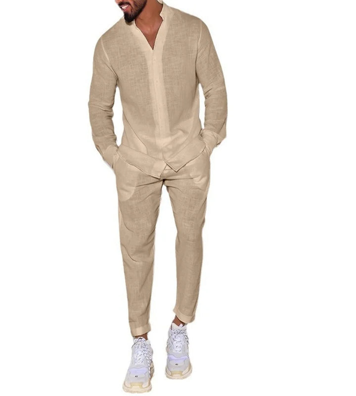 Jasper Linen Shirt Set