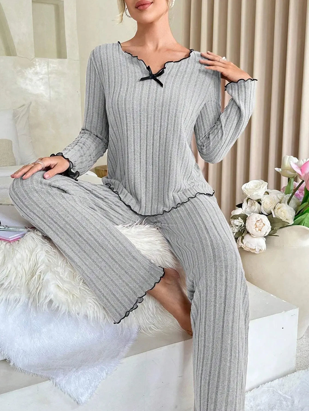 Elara Soft Knit Pajamas