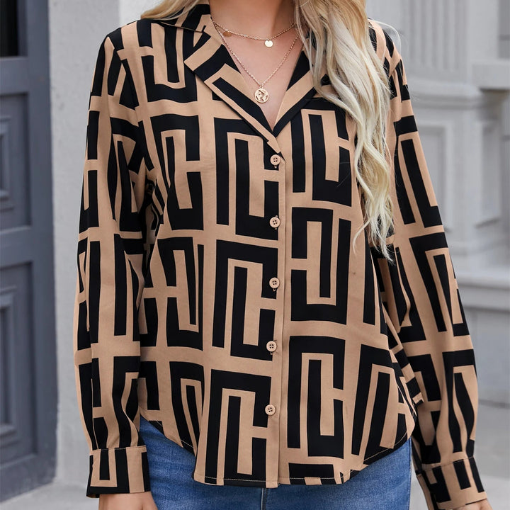 Alouette Parisian Print Blouse