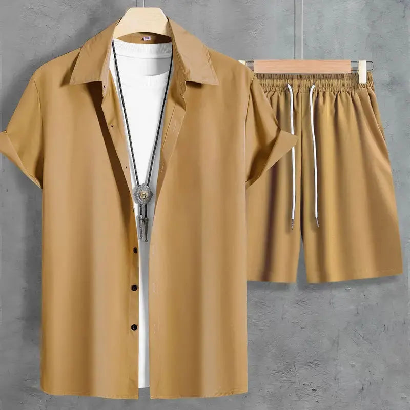 Lachlan Cotton Shorts Set
