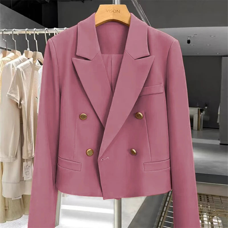 Renata Cropped Power Blazer