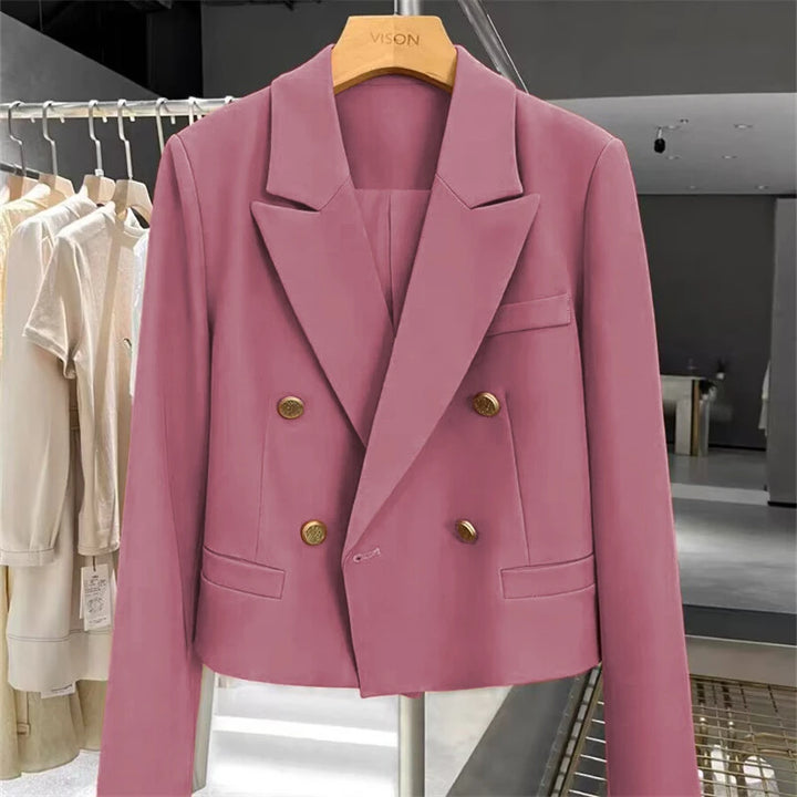 Renata Cropped Power Blazer