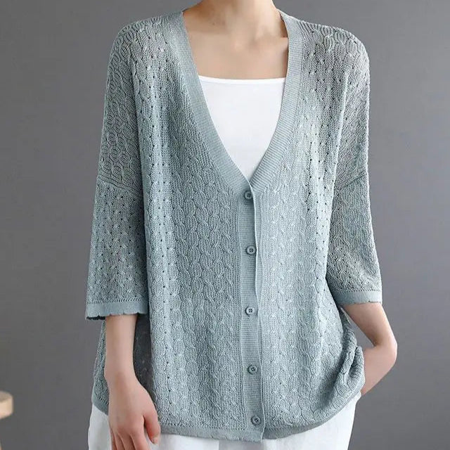 Maelle Lace Knit Sweater
