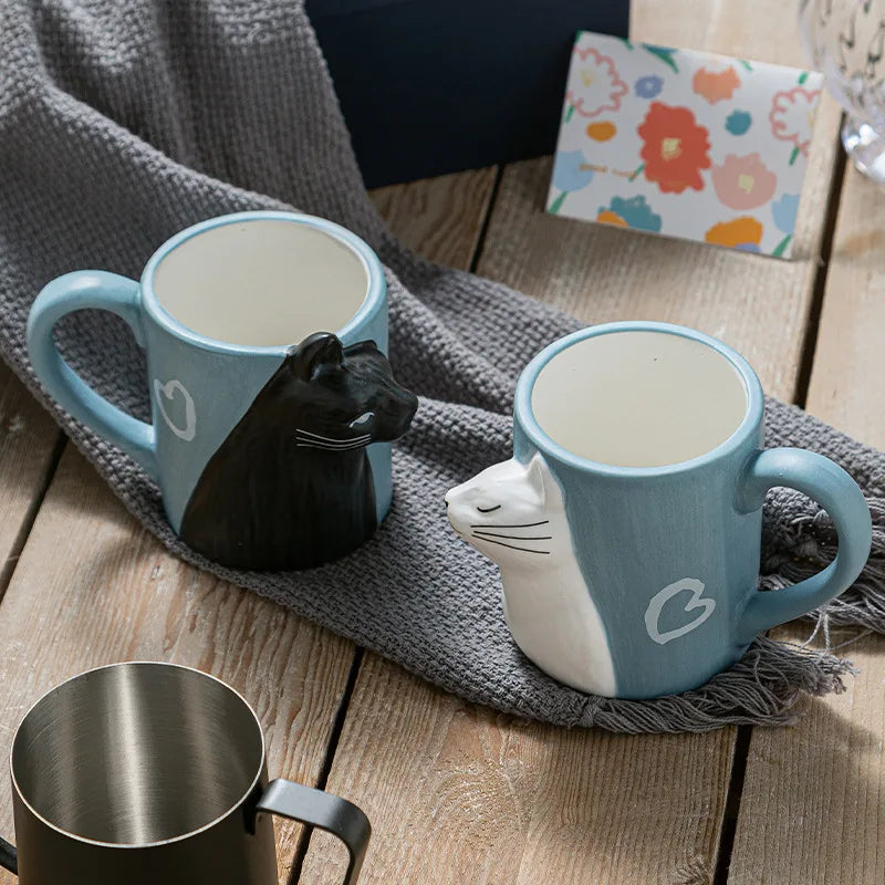 Luna & Eclipse Cat Cups