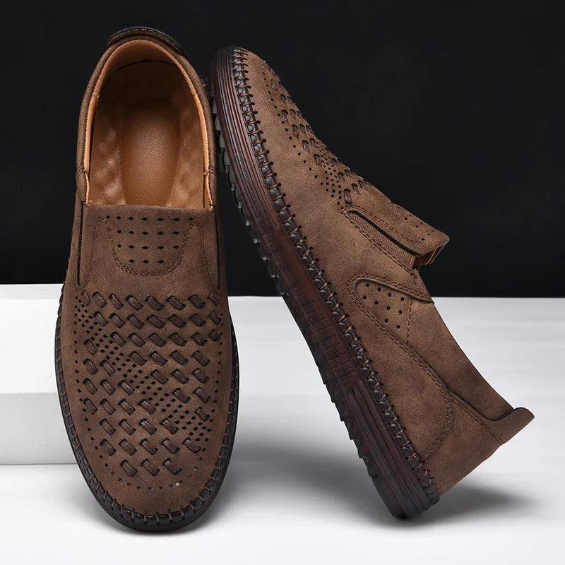 Levan Cowhide Slip-ons