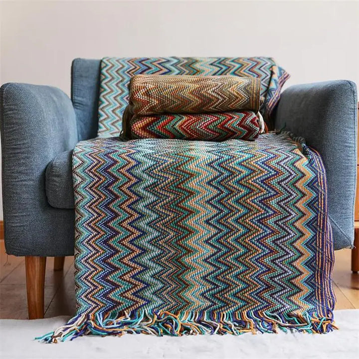 Boho Stripe Blanket