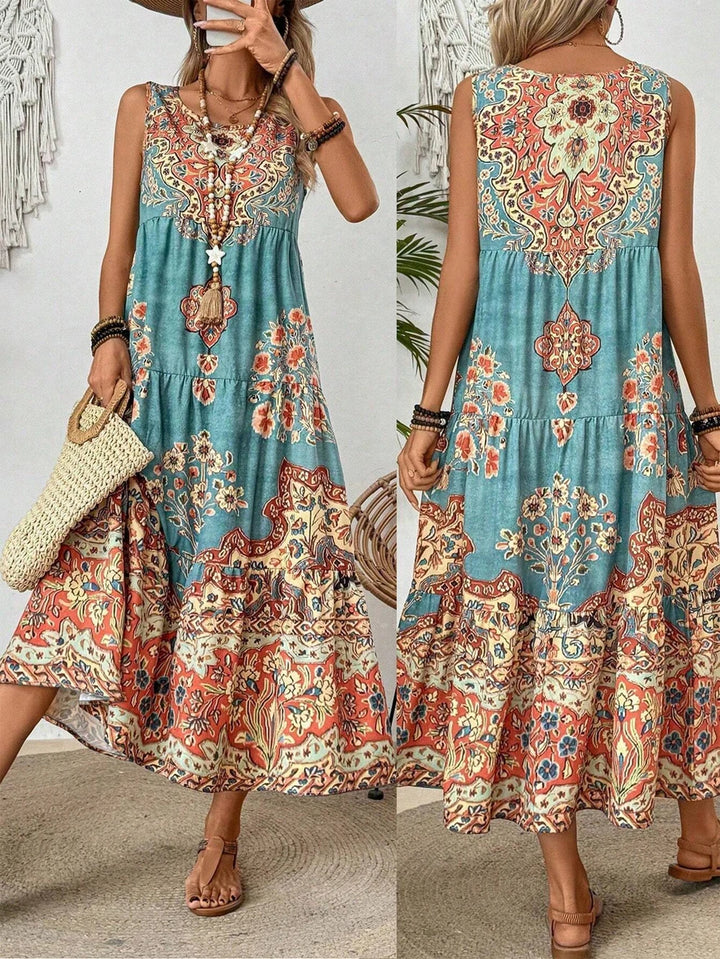 Aurora Flowing Midi Dress