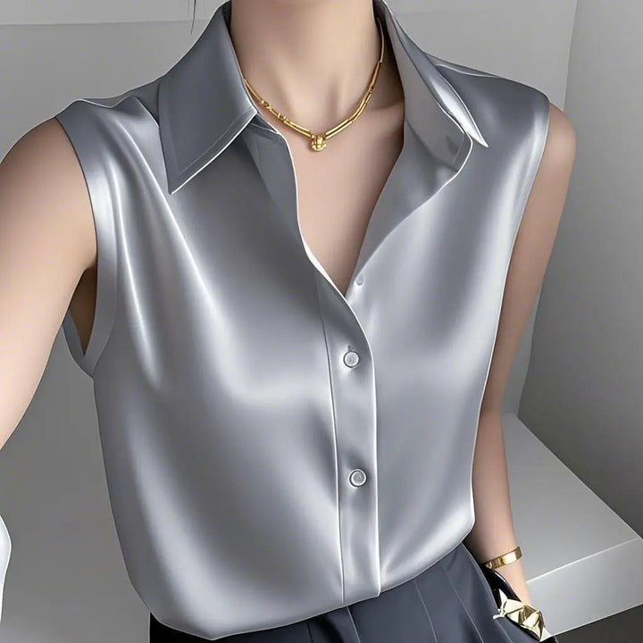 Sabine Satin Blouse