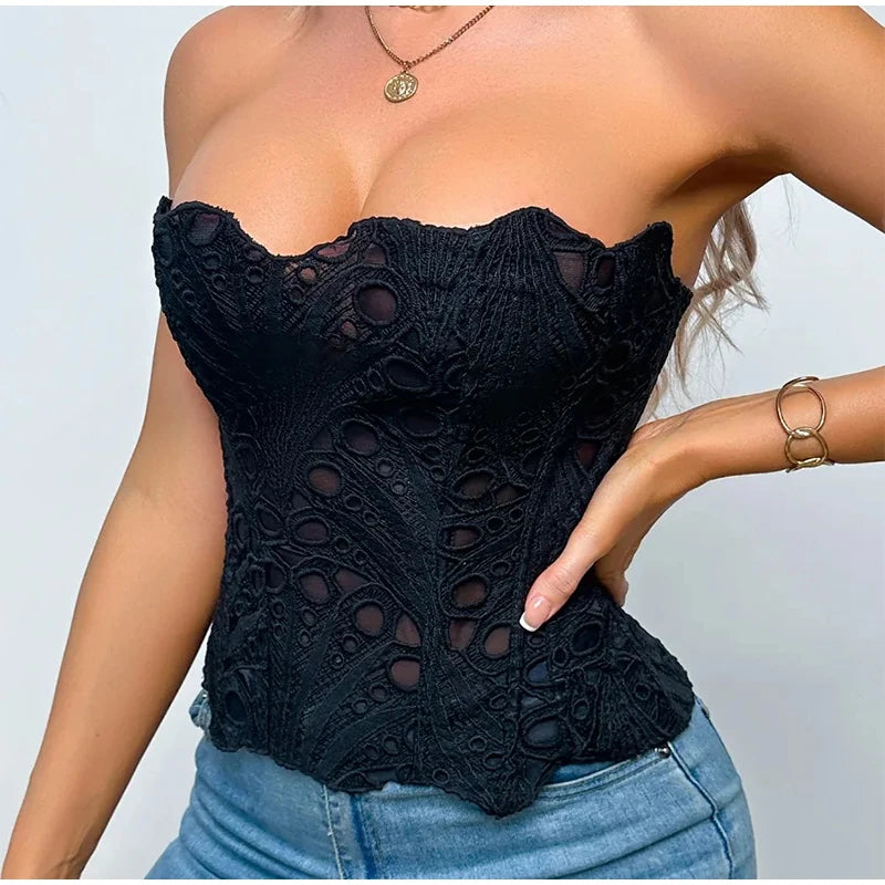Valentina Lace Corset Top