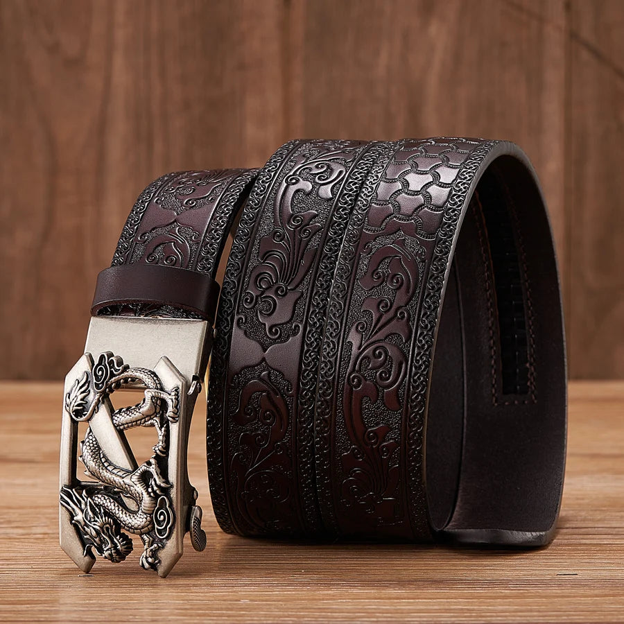 Weston Dragon Buckle Belt